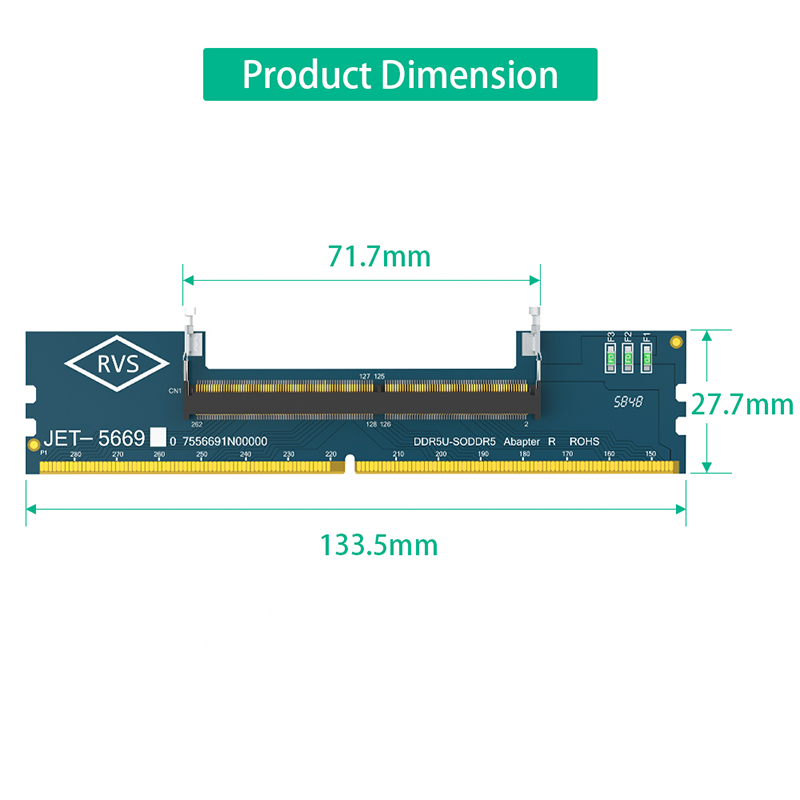 Adaptor Kartu Riser Memori Lap - Ddr5 Ram ulasan dan harga