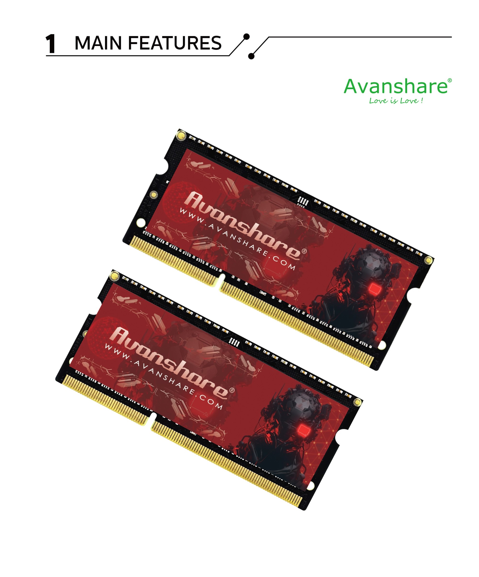 Memori RAM Avanshare DDR5 DDR4 - Ddr5 Kit ulasan dan harga
