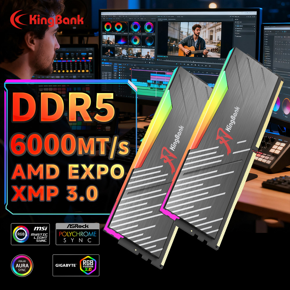 KingBank KRRB DDR5 RGB 16GB /1 - Ddr5 16Gb 6000Mhz ulasan dan harga